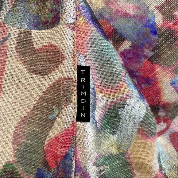 Trimdin Classic Mardi Gras Confetti Reversible Jacket  XL - Picture 9 of 9